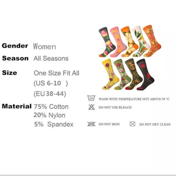 Maple Leaf Socks Vermont New England Canadian Fall Colors - Picture 4 of 4